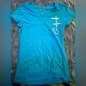 Fitted tee. Faith. Large.